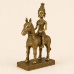 Handcrafted Dhokra Horse Rider Statue