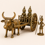 Handcrafted Dhokra Bullock Cart Showpiece