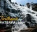 Tirathgarh Waterfall in Kanger Valley National Park, Bastar, Chhattisgarh with cascading multi-tiered waterfalls surrounded by lush green forest.